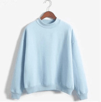 Kobieta bluzy 2021 słodki koreański O-neck dzianinowe swetry gruby jesień zima cukierki kolor luźne bluzki z kapturem solidna odzież damska 5